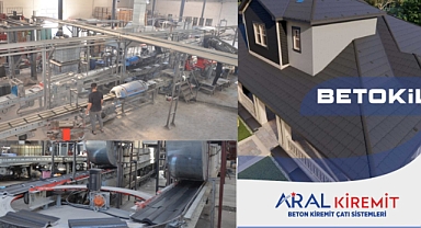 Aral Kiremit Turgutlu'da beton kiremit fabrikasın'da hizmet vermeye başladı