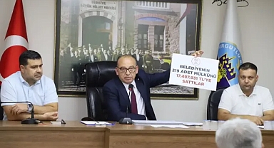 Başkan Akın “Onların sattığı yerlerin bugünkü mali değeri ise 500 milyon TL”