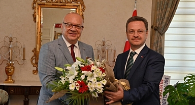 BAŞKAN ERGÜN’DEN VALİ ÜNLÜ’YE HAYIRLI OLSUN ZİYARETİ