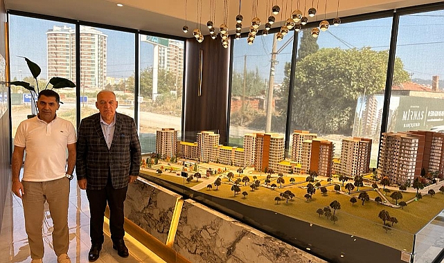 Başkan Faruk Aydın Mirnas Bahçesehir Satış Ofisini ziyaret etti