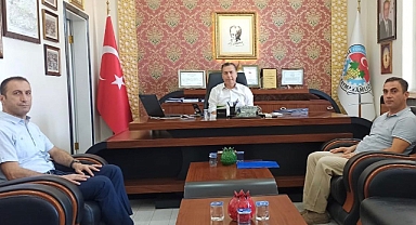 İLÇE JANDARMA KOMUTANI BNB. HALİM KARAER’DEN VEDA ZİYARETİ