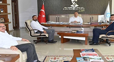 MHP Ahmetli İlçe Başkanından Genel Müdür Aslay'a Ziyaret