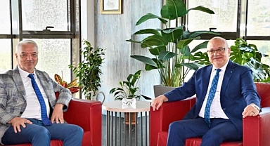 Başkan Bilgin'den Başkan Ergün'e Ziyaret