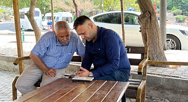 BAŞKAN DAŞKAN'DAN MUHTAR KAYA'YA ZİYARET