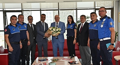 BAŞKAN ERGÜN, ZABITA HAFTASI’NI KUTLADI