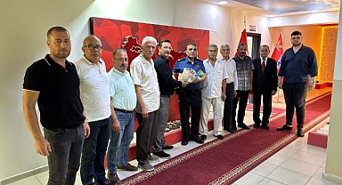 Başkan Konuş Yönetimin'den Turgutlu İlçe Emniyet Müdürün'e Hayırlı Olsun Ziyareti