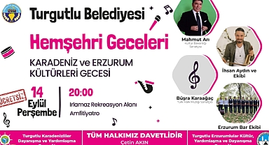 Hemşehri Geceleri’nin İkinci Gününde Karadeniz ve Erzurum Rüzgarı Esecek