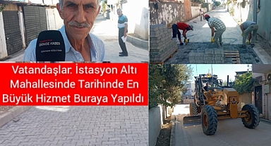 İstasyon Altı Mahalle Sakinleri Başkan Çetin Akın'a Teşekkür Etti.