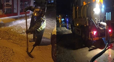 MASKİ Ekipleri İlçelerde Etkili Olan Sağanak Yağışlarda Sahadaydı