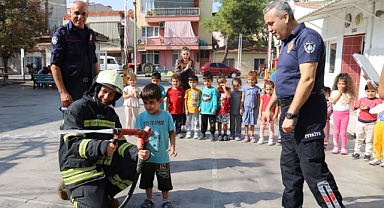 Turgutlu Belediyesinin Minik Öğrencileri İtfaiyeci Oldu