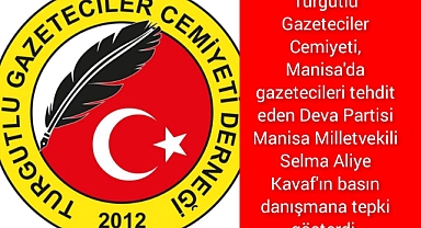  Turgutlu Gazeteciler Cemiyeti Başkanı Tatlı'dan Tepki 
