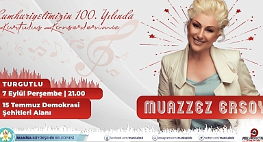 TURGUTLU MUAZZEZ ERSOY İLE KURTULUŞ COŞKUSU YAŞAYACAK