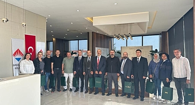 Emlakçılar Mirnas Bahçesehir Projesini Yerinde incelediler