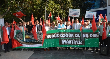 Manisa’dan Hamas’a selam direnişe devam desteği 