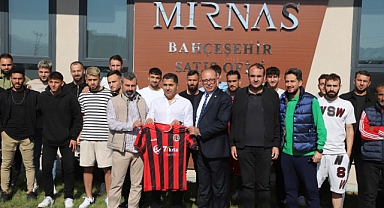 Mirnas Bahçeşehir'e Başkan Akın ve Turgutluspor yönetiminden anlamlı ziyaret