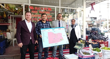 MUHTARLIKLAR DAİRESİ AHMETLİ'DE MUHTARLARI ZİYARET ETTİ 