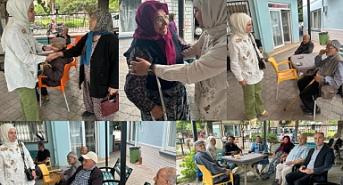 YAŞLILAR GÜNÜNDE HUZUR EVİNE ANLAMLI ZİYARET