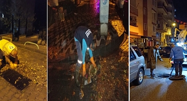 BÜYÜKŞEHİR VE MASKİ, SAĞANAK YAĞIŞ BOYUNCA SAHADAYDI