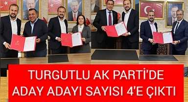 Turgutlu Ak Parti'de aday adayı 4 çıktı