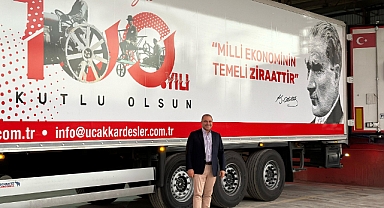 Uçak Kardeşler'in ihracat tırlarına 100. yıla özel tasarım