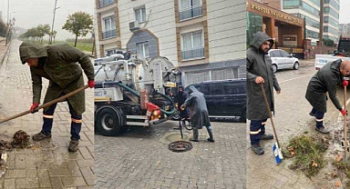 Büyükşehir ve MASKİ Ekipleri İl Genelinde Yağışlara Karşı Sahada