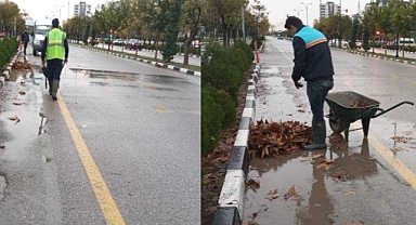 Büyükşehir ve MASKİ Ekipleri Yağış Boyunca Sahada