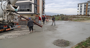 Turgutlu Belediyesinden Kot Farkı Olan Sokaklarda Hızlı ve Etkili Çözüm