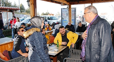 BAŞKAN ÇERÇİ VATANDAŞLA BULUŞMAYI SÜRDÜRÜYOR