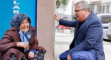 BAŞKAN ÇERÇİ’YE KARAKÖY PAZARINDA SEVGİ SELİ