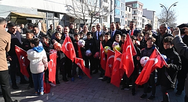 BAŞKAN ERGÜN'E KIRKAĞAÇ'TA ŞÖLEN GİBİ KARŞILAMA