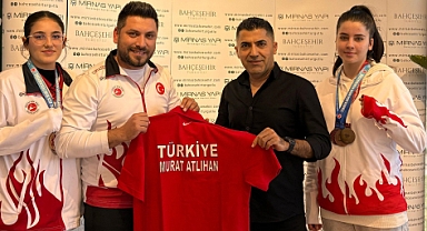 Milli Sporculardan Murat Atlıhan'a ziyaret 