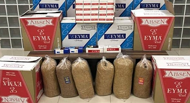 Turgutlu'da 155 bin bandrolsüz makaron ele geçirildi