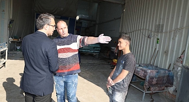 Yunus Oğan sanayi esnaflarının sıkıntılarını dinledi