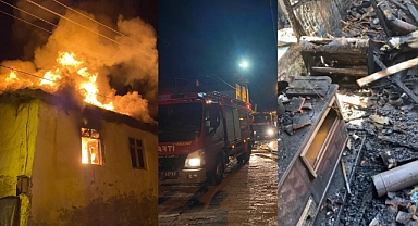 Turgutlu'da Ev Yangın'ı Kullanılmaz Hale Geldi 
