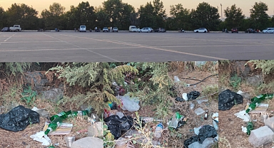 Turgutlu'da yeşil alan alemcilerin mekanı oldu