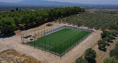 Azimli Halı Saha İnşaatında Sona Doğru