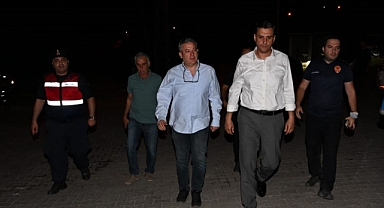 Büyükşehir Tüm Bİrimleri ile Yangın Bölgesinde 