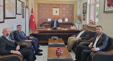 Turgutlu Yeniden Refah'tan Kaymakam Kapankaya'ya ziyaret