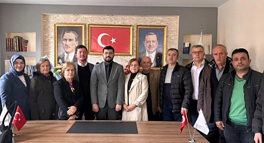 Başkan Özduman'dan AK Parti İlçe Başkanına hayırlı olsun ziyareti