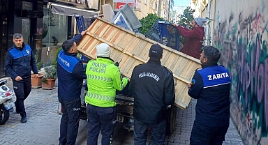 Zabıta Ekiplerinden Kaldırım İşgallerine Karşı Denetim