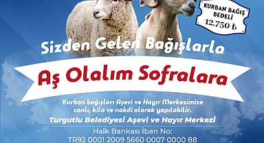 Turgutlu’da “Sizden Gelen Bağışlarla Aş Olalım Sofralara” Kampanyasıyla Gönül Sofraları Kurulacak