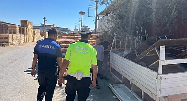 Turgutlu Zabıtası Denetimlerine Keresteciler Sitesinde Devam Etti
