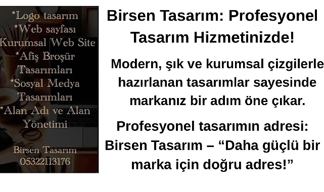 Birsen Tasarım: Profesyonel Tasarım Hizmetinizde!