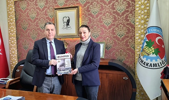UMFED İlçe Başkanı Filiz Sarıyer Kaymakam Kapankaya ve STKları Ziyaret Etti