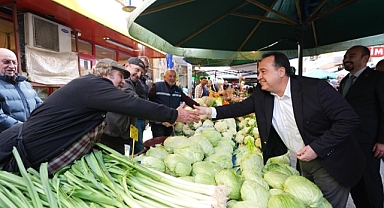 Başkan Dutlulu Karaköy Pazarı’nda Esnafı Dinledi