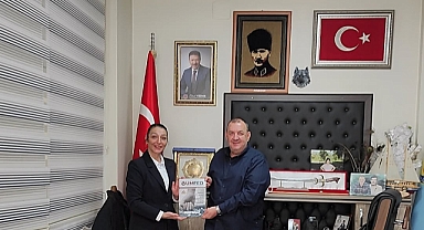 UMFED İlçe Başkanı Filiz Sarıyer, Başkan Yörüyen'i ziyaret etti