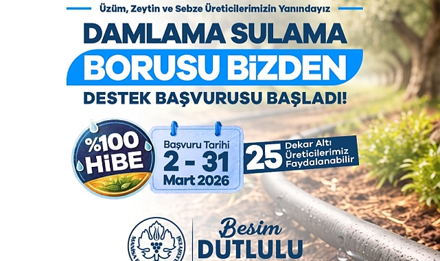 Büyükşehir’den Üreticilere Yüzde 100 Hibe Desteği