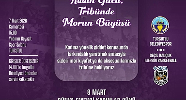 Turgutlu Belediyesi Kadın Basketbol Takımı Tribünleri Mor Renge Boyamaya Hazırlanıyor